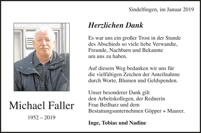 Michael Faller - Gemeinsam Gedenken