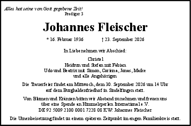Johannes  Fleischer