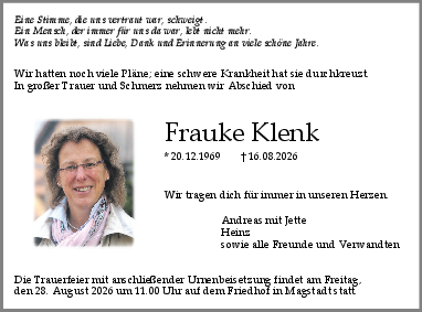 Frauke Klenk