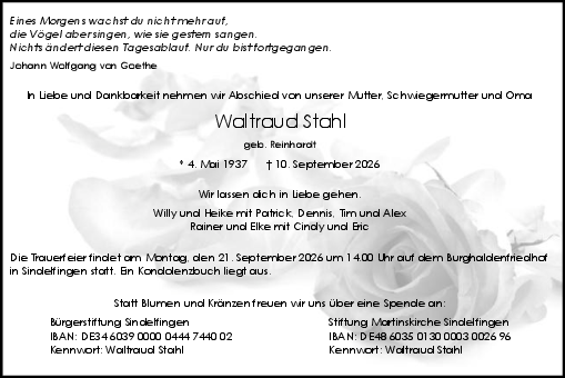 Waltraud Stahl