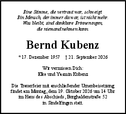 Bernd Kubenz