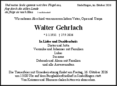 Walter  Gehrlach