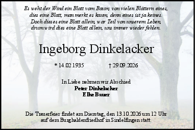 Ingeborg Dinkelacker