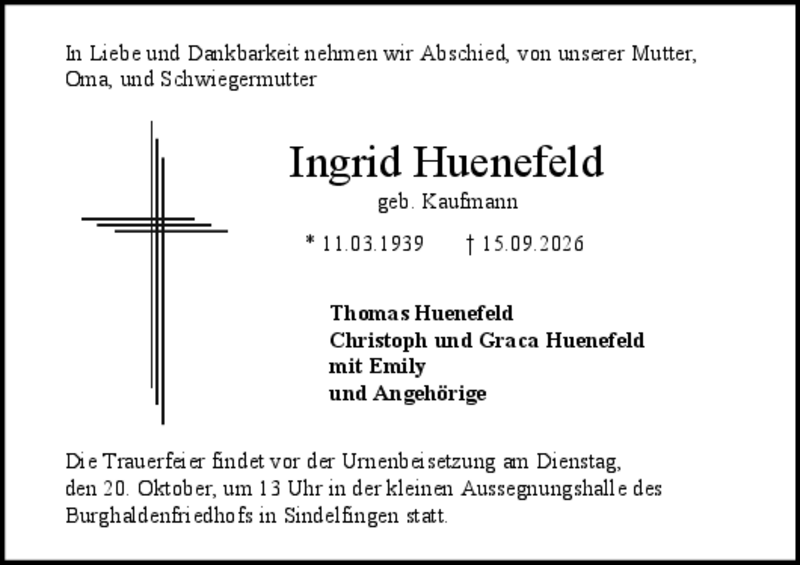 Traueranzeige