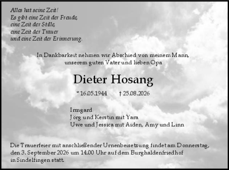 Traueranzeige