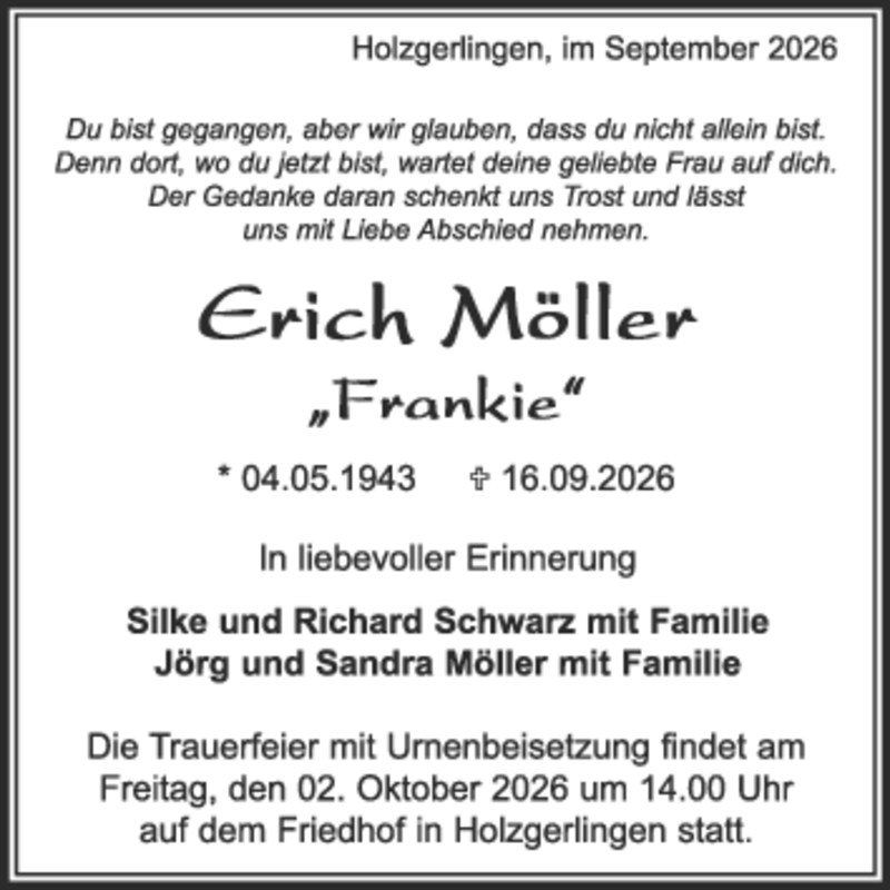 Traueranzeige