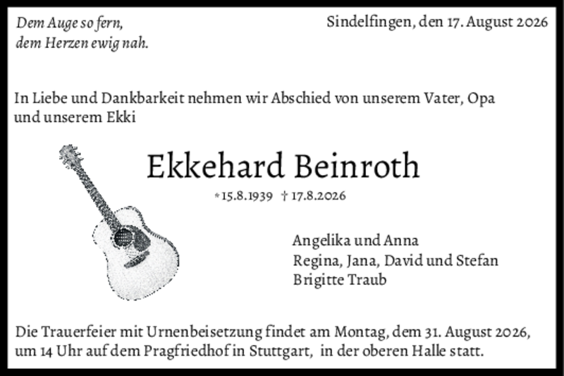 Traueranzeige