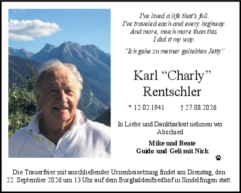 Traueranzeige