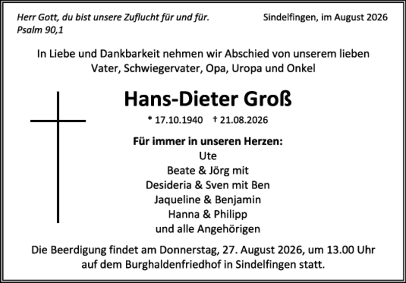 Traueranzeige