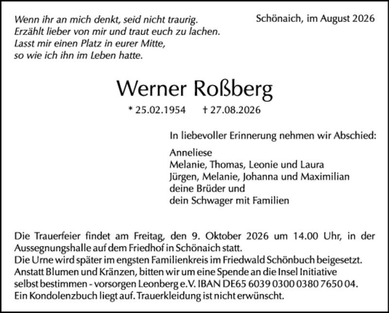 Traueranzeige