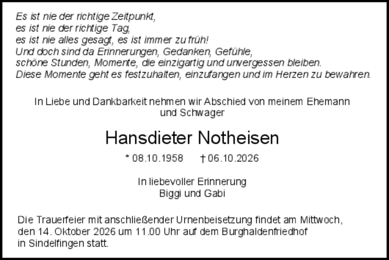 Traueranzeige