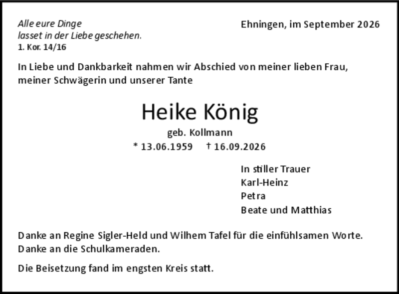 Traueranzeige