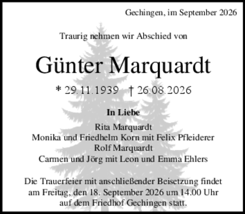 Traueranzeige