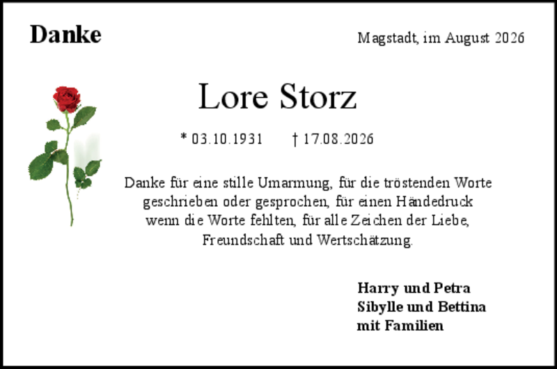 Traueranzeige